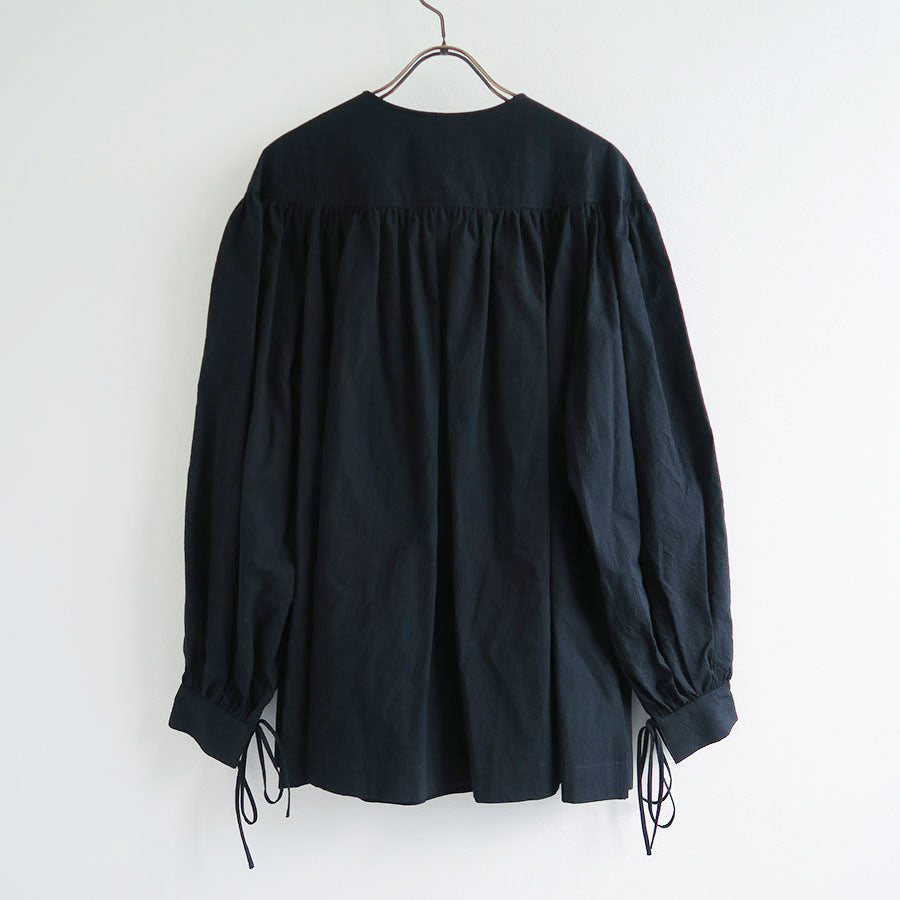 【BED&BREAKFAST】<br>Cordlane Natural Sun-dried Wash Puff Blouse<br>8075100035