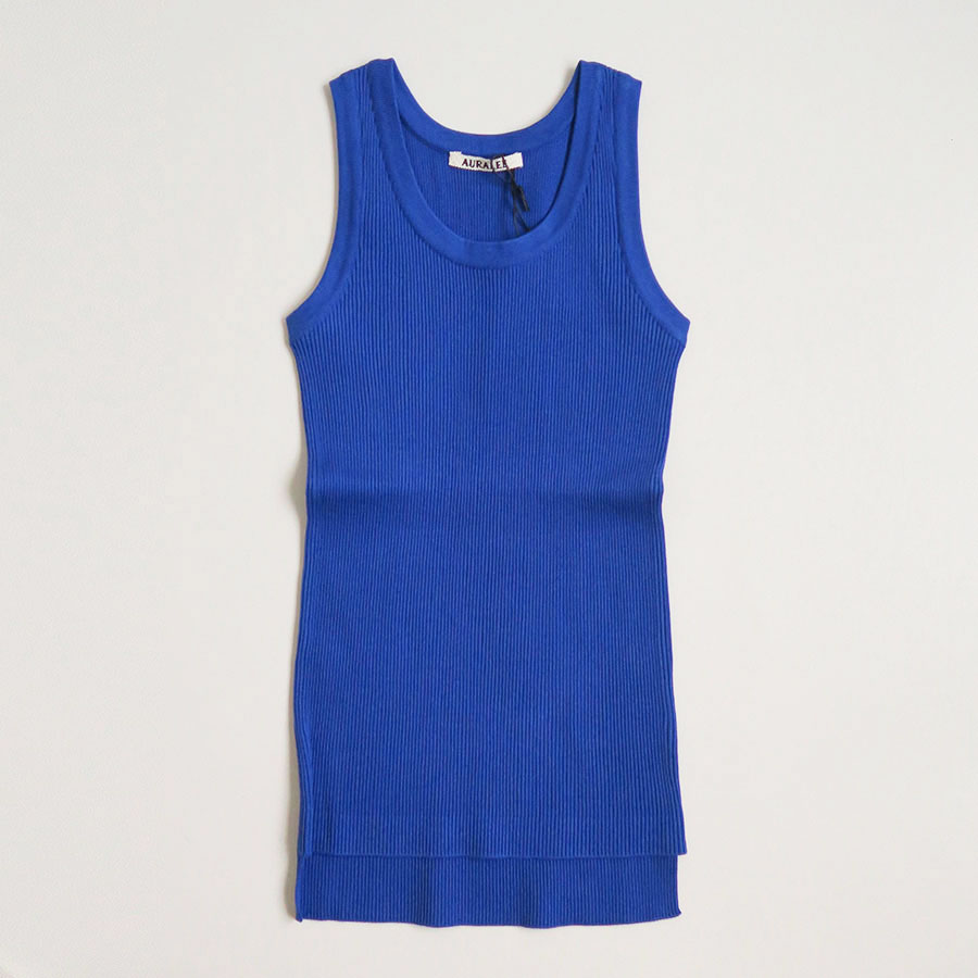 AURALEE/オーラリー】GIZA HIGH GAUGE RIB KNIT TANK A00T03HRの通販 「ONENESS ONLINE  STORE」