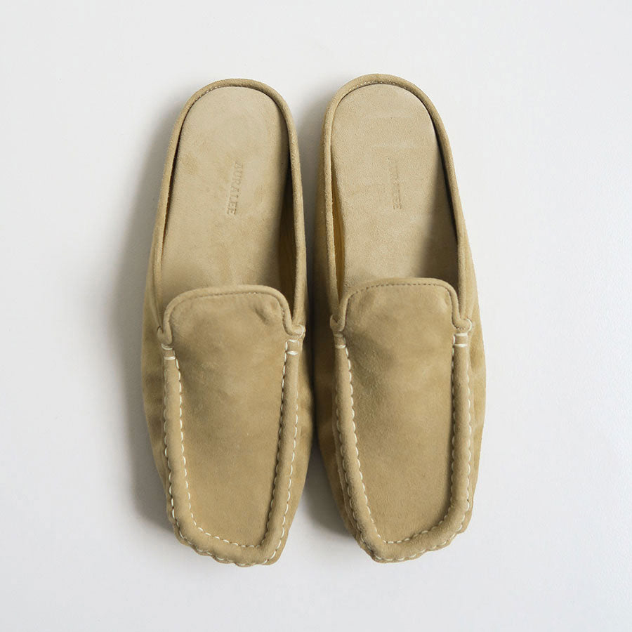 SALE 50%OFF ! , 【AURALEE/オーラリー】, SUEDE MOCCASIN SLIPPER, A22AS02QD