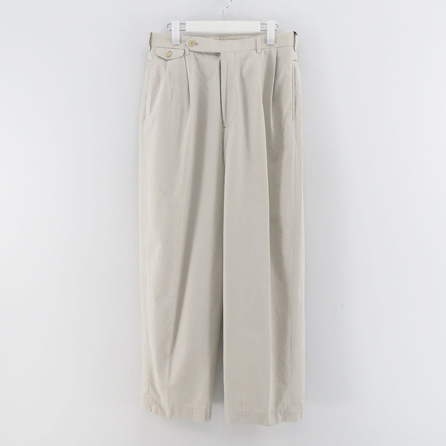 A.PRESSE/アプレッセ】High Density Weather Cloth Trousers 23SAP-04