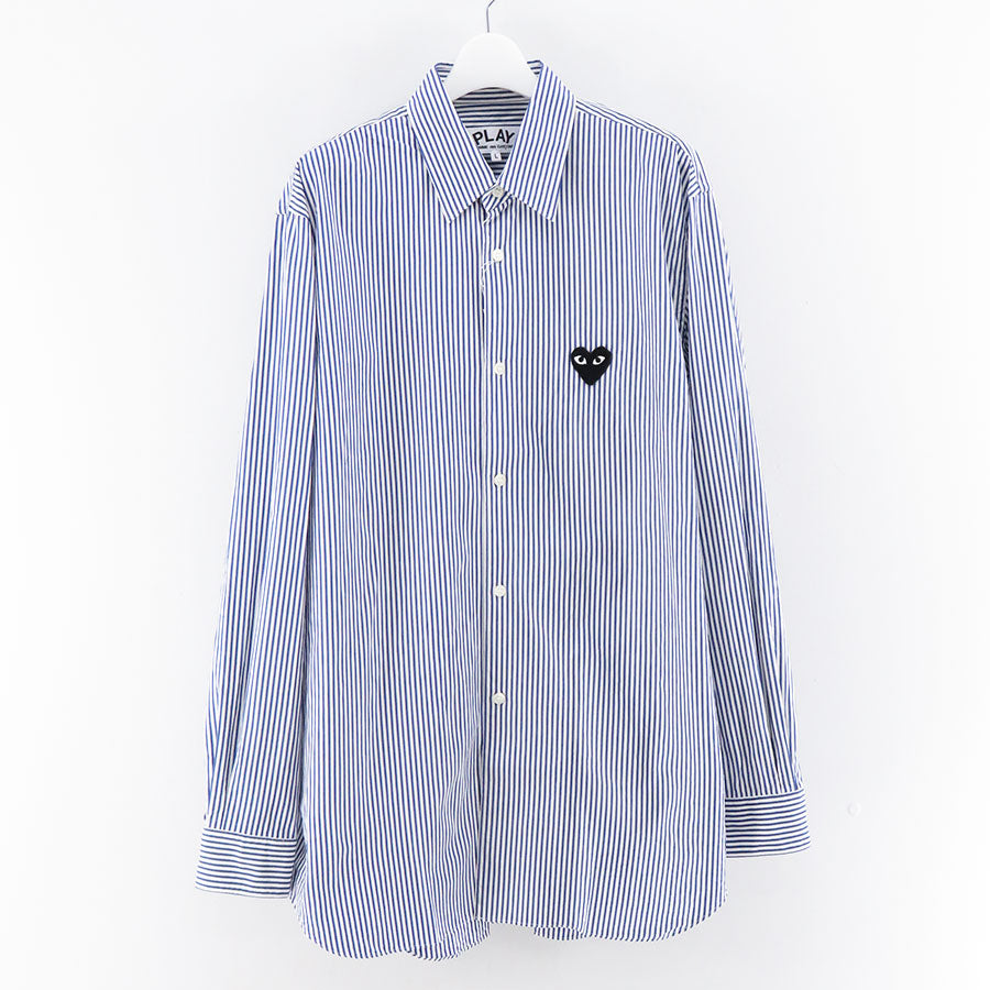 PLAY COMME des GARCONS/プレイコムデギャルソン】L/S STRIPE SHIRT