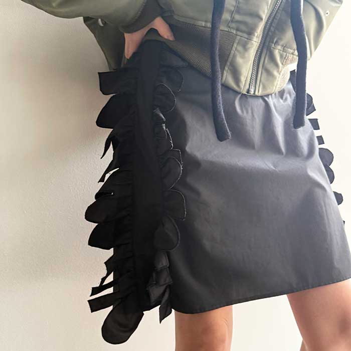 【JUN MIKAMI】 フライトJK / ラッフルSK