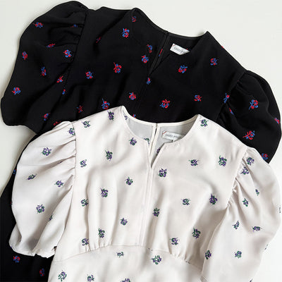 【GREED】 Still Garden Embroidery Dress