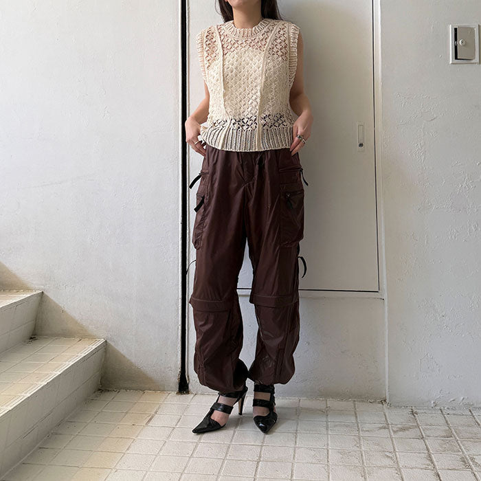 PHOTOCOPIEU/フォトコピューアシンメトリートップス/カットソー36 ASYMMETRIC ZIP BLOUSE PHOTOCOPIEU フォトコピュー