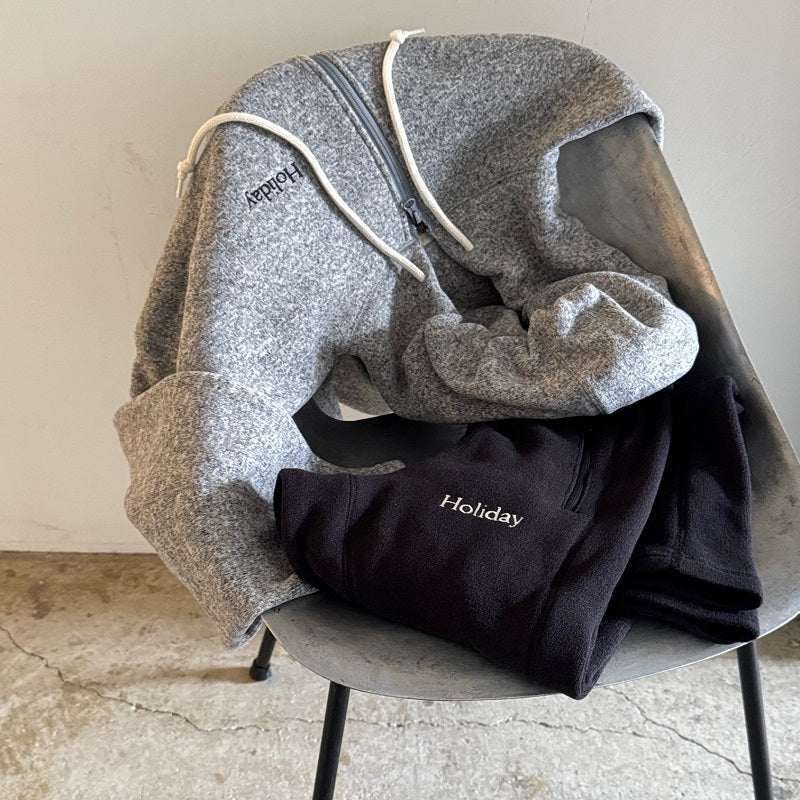 OFFICE HOLIDAY UNIFORM SWEAT BLACK ホリデイ HOLIDAY(ホリデイ)の