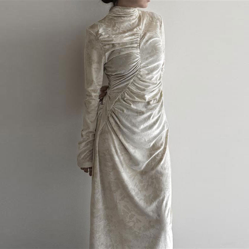 【PHOTOCOPIEU】 ASYMMETRIC JERSEY DRESS (TAMARA)