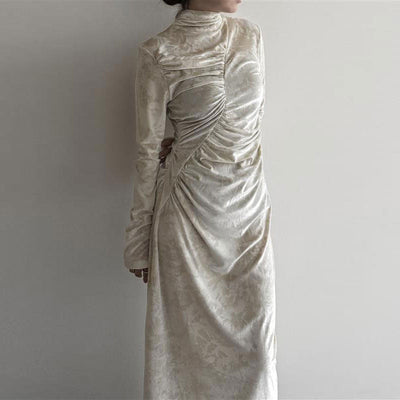 【PHOTOCOPIEU】 ASYMMETRIC JERSEY DRESS (TAMARA)
