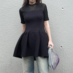 【CFCL】 POTTERY LUCENT DECOLLETAGE SHORT SLEEVE TOP / DAIFUKU MEDIUM BAG