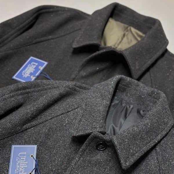 【Unlikely】  Unlikely Balmacaan Coat Nep Tweed　U25F-19-0001