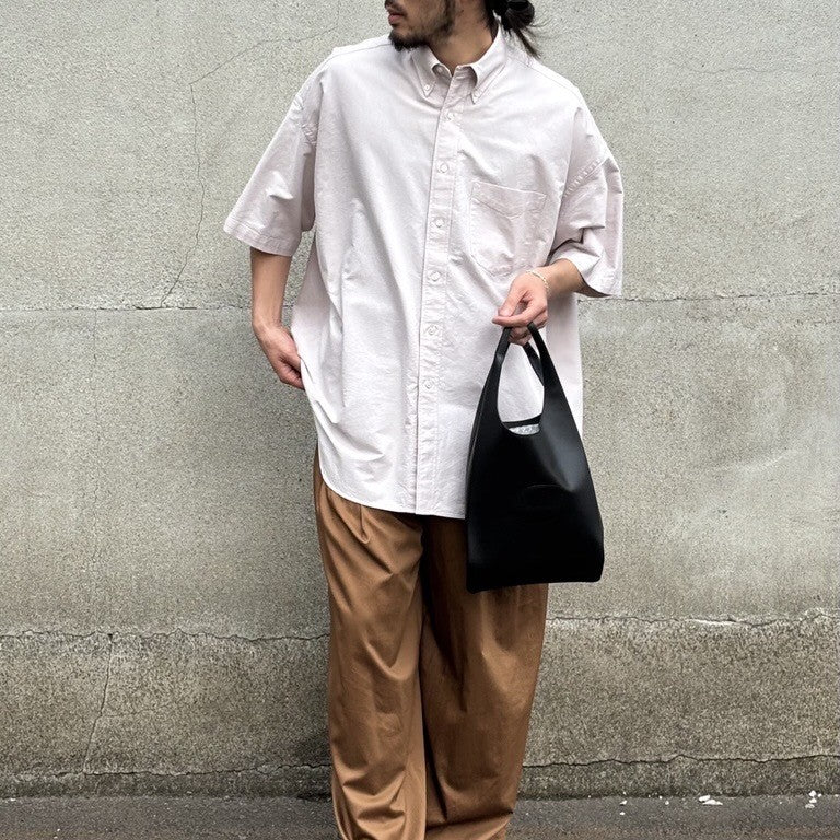 【Graphpaper】   Oxford S/S Oversized B.D Shirt