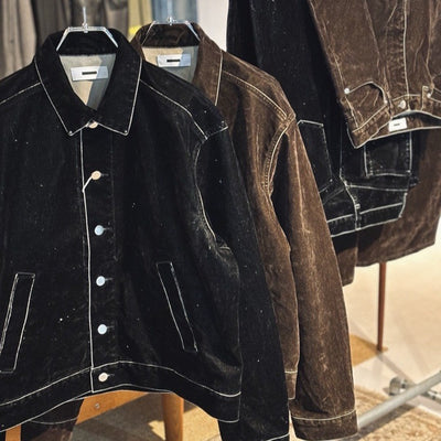 【REVERBERATE】FLOCKY JACKET、FLOCKY PANTS (BAGGY)