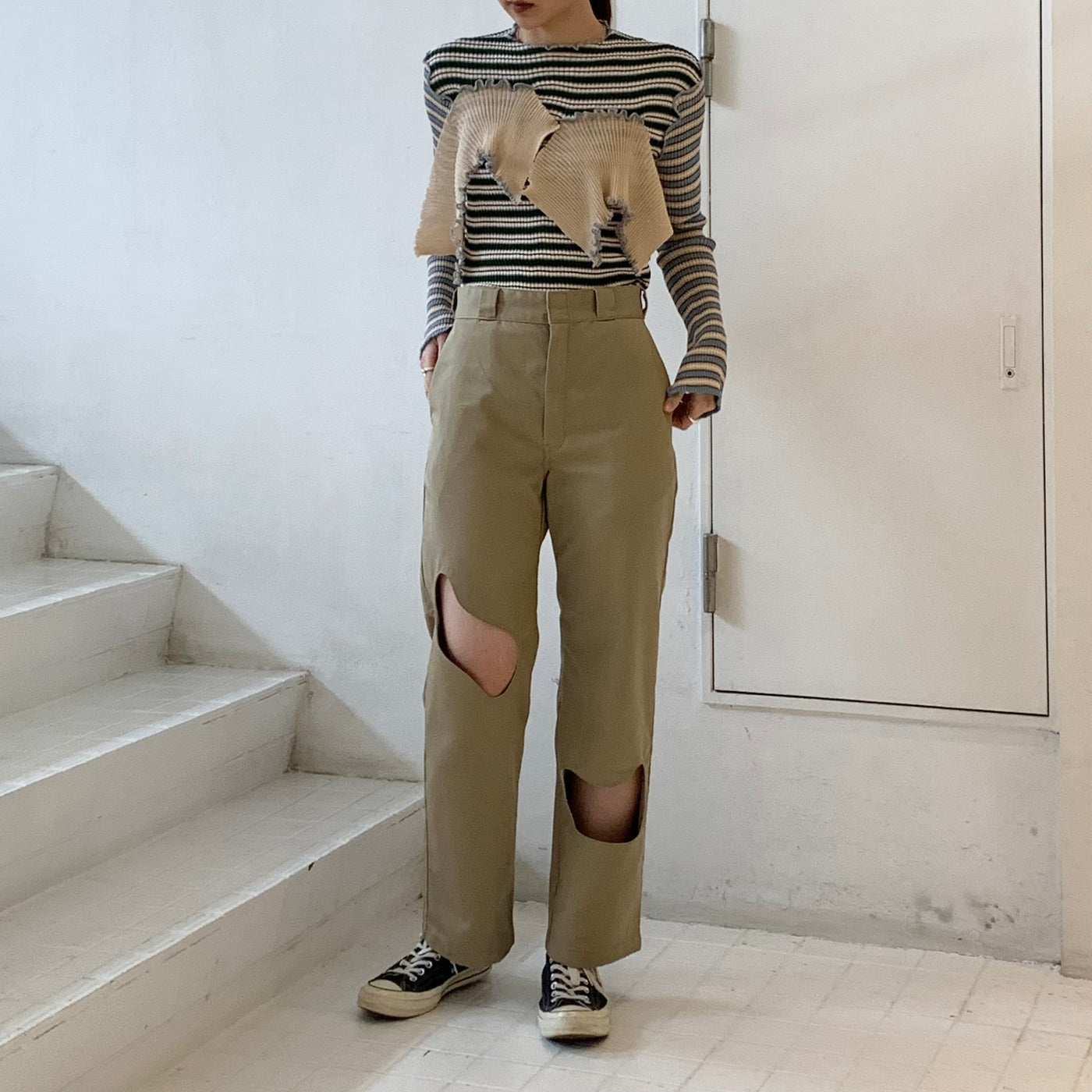 コトハヨコザワ 22SS Peephole pants - カジュアルパンツ