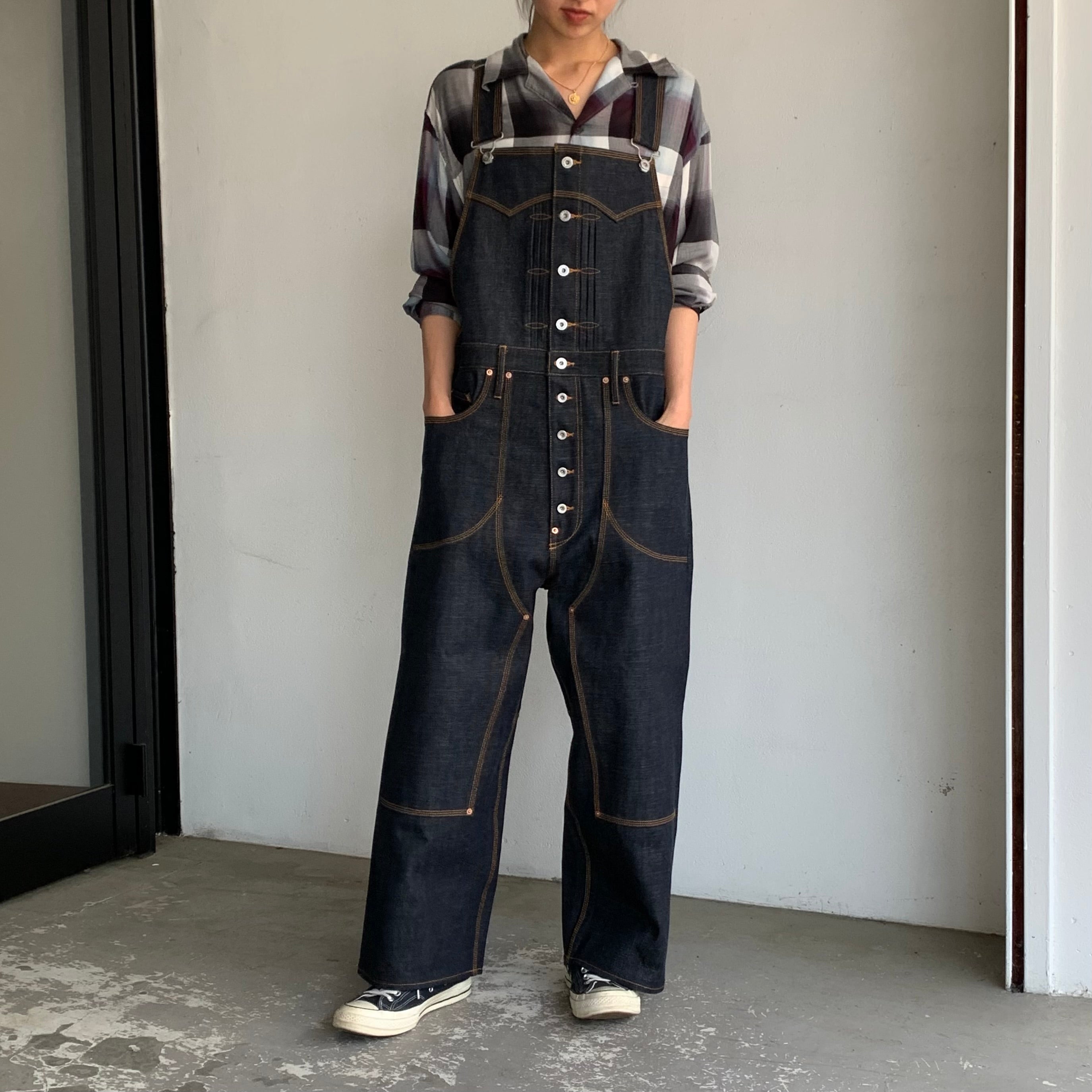 パンツ SUGARHILL CLASSIC DENIM OVERALLS SUGARHILL】CLASSIC DENIM OVERALLS – ONENESS ONLINE STORE