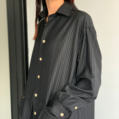 [Soshiotsuki] 和服排扣长衬衫