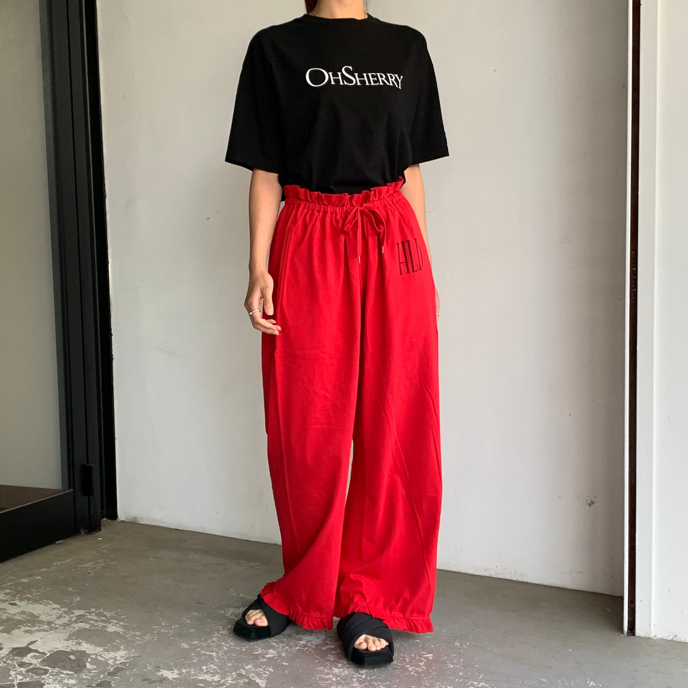 HOLIDAY】SUPER FINE DRY RUFFLE BIGGY PANTS(HLD) – ONENESS ONLINE STORE