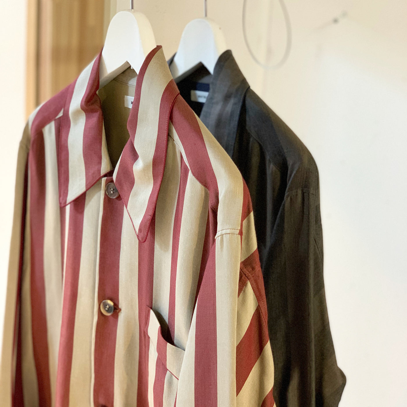 【MATSUFUJI】 Stain Stripe Jacket
