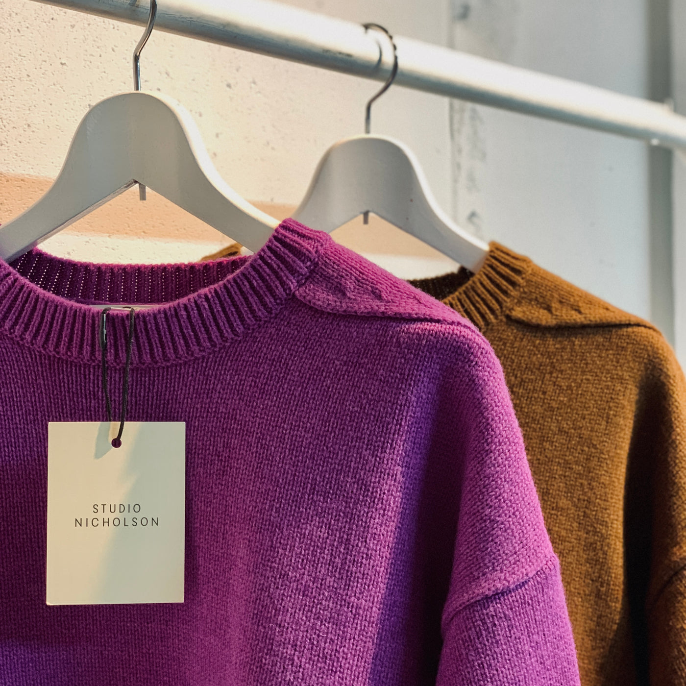 【STUDIO NICHOLSON】  HEMYL ENGLISH LAMBSWOOL 5GG GUERNSEY JUMPER