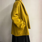 【GREED】 KIWI Wool Short Gown Coat