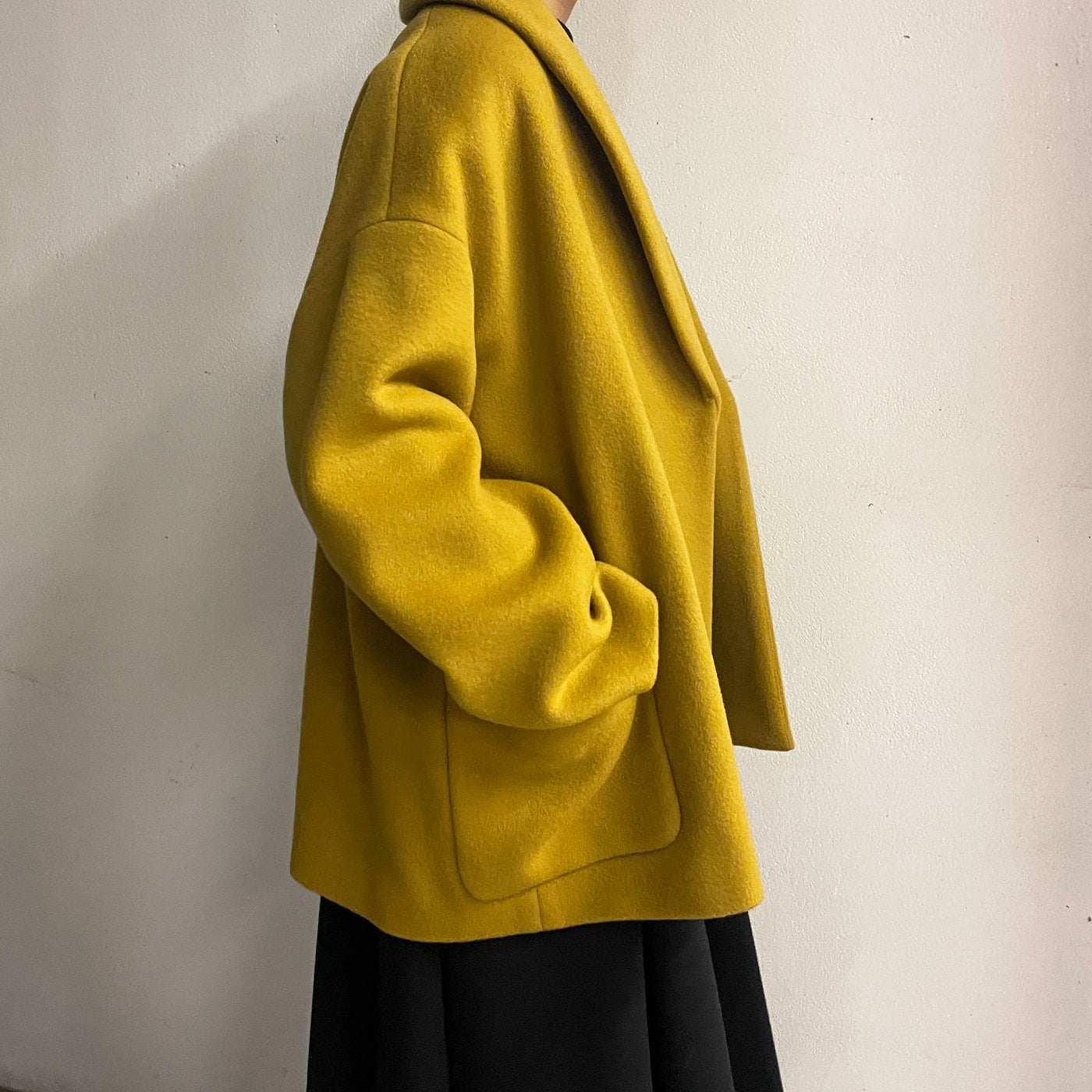 【GREED】 KIWI Wool Short Gown Coat