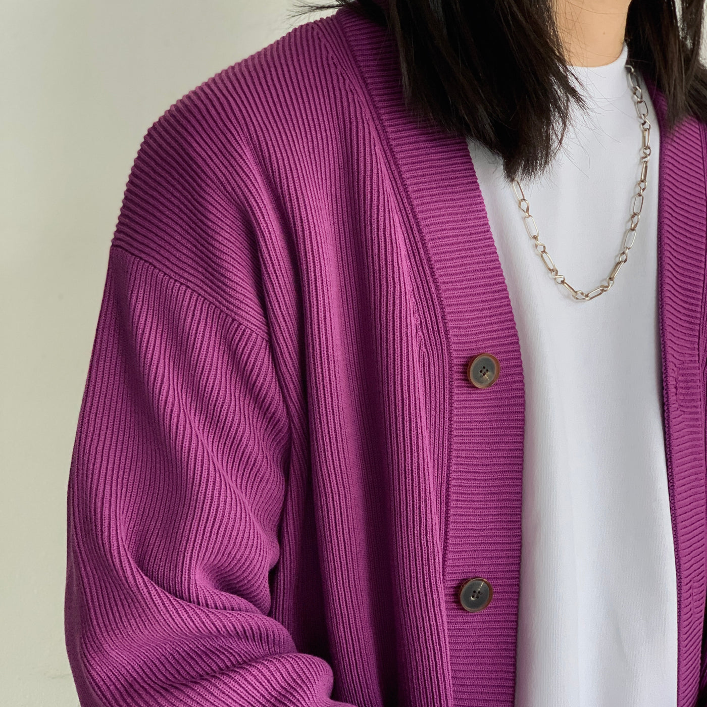 AURALEE SUPER HARD TWIST KNIT CARDIGAN | hartwellspremium.com