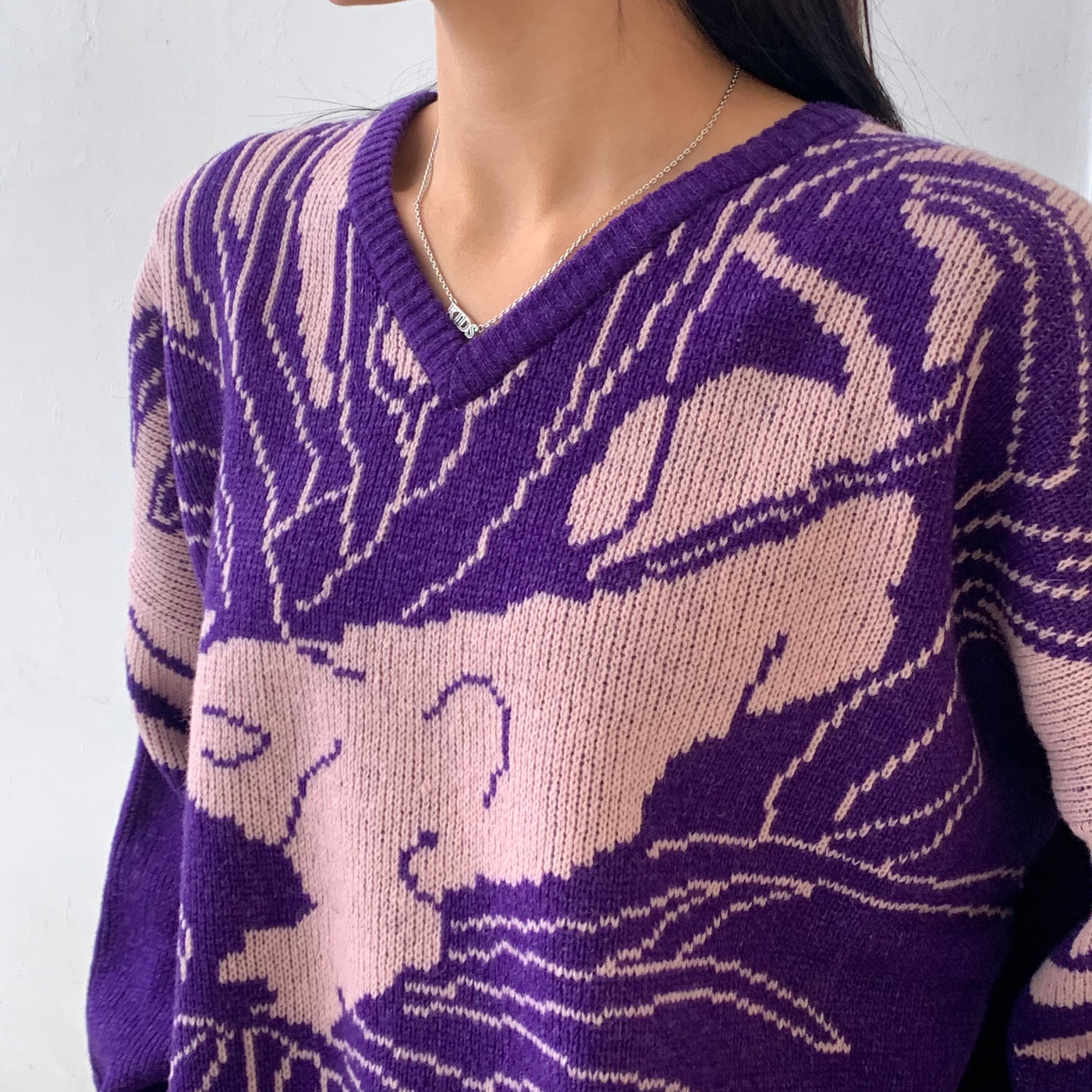 【DAIRIKU】 “Leopard” Pullover Knit
