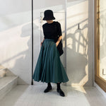 【ATON】60/FRESCA STANDARD T-SHIRT<br>/MICRO COTTON SATIN GATHERED SKIRT<br>【CFCL】STRATA TOTE 2-2/<br>MESH KNIT HAT 2