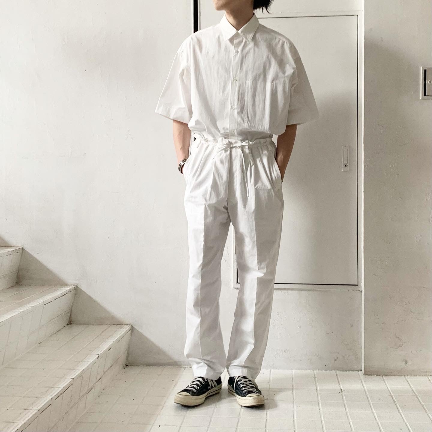 flexwitme sサイズTシャツホワイトyoko brrrsos dab着用 flexwitme s