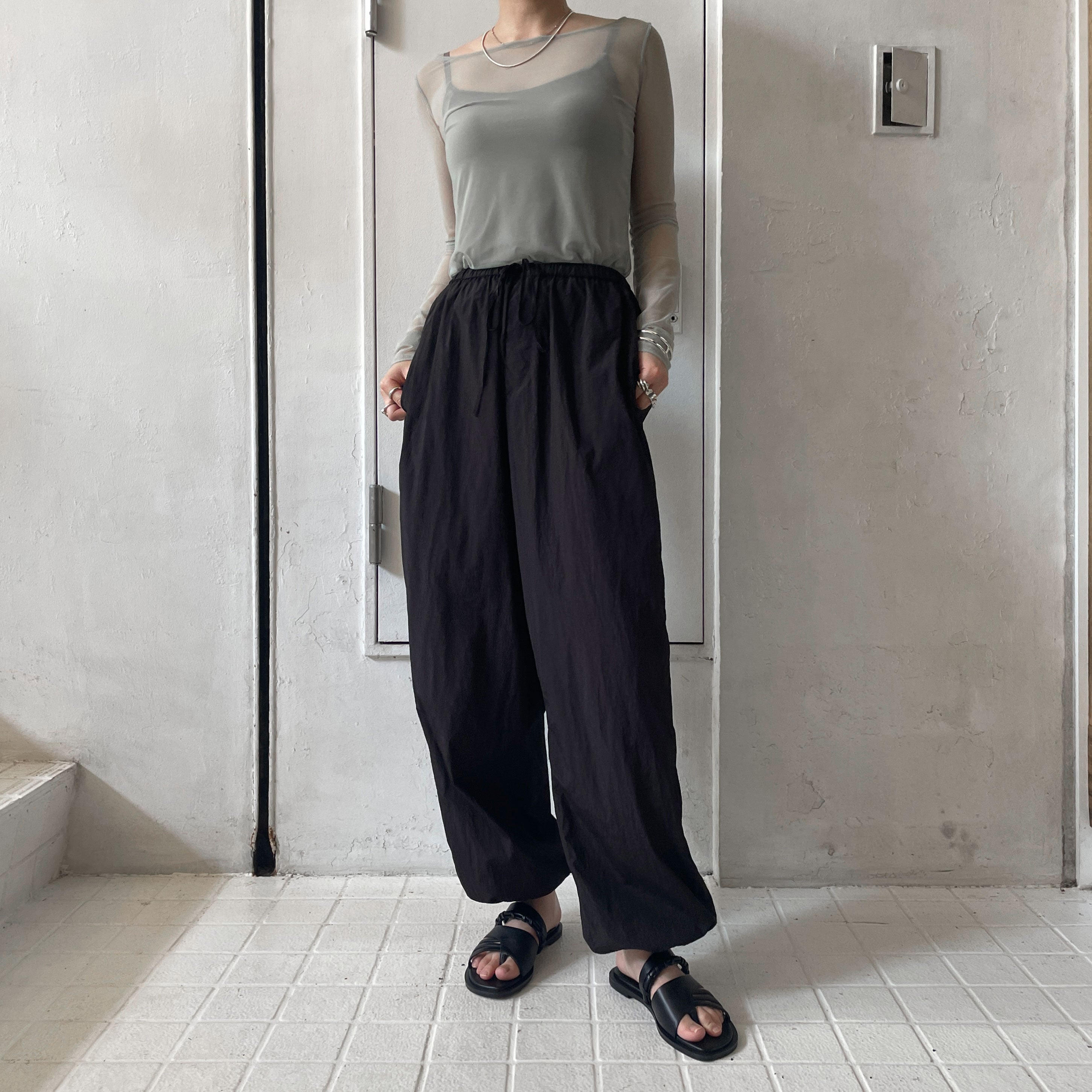 ATON】HAND DYE NYLON OVER PANTS – ONENESS ONLINE STORE