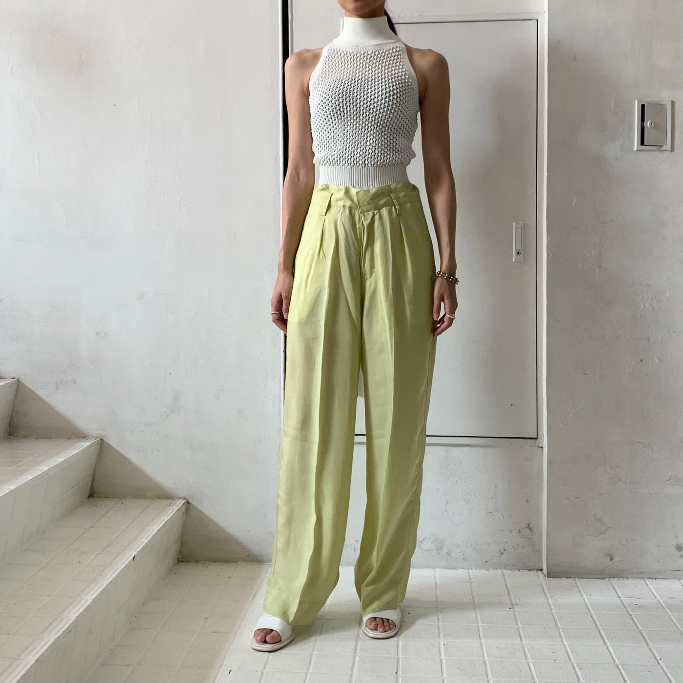 【CFCL】 LATTICE TOP 2  / 【TANAKA】 THE WIDE EASY TROUSERS
