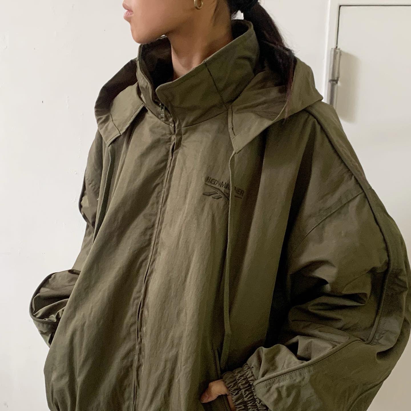 最終値下げ　HED MAYNER ヘドメイナー  トラックジャケット HED MAYNER×Reebok】 Hed Mayner Track Jacket (OLIVE GREEN