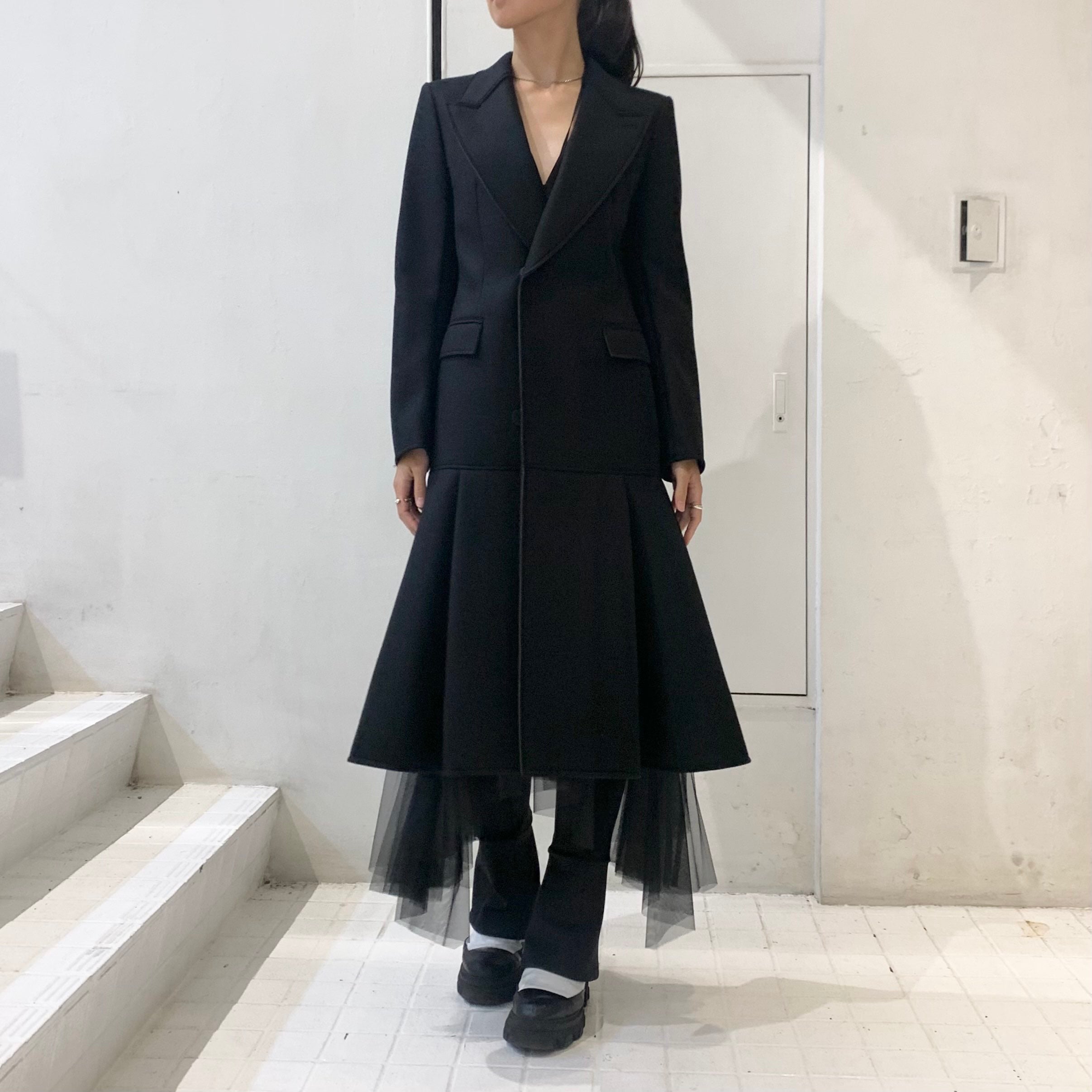 FETICO】BONDED WOOL TAILORED COAT FTC234-0301 – ONENESS ONLINE STORE