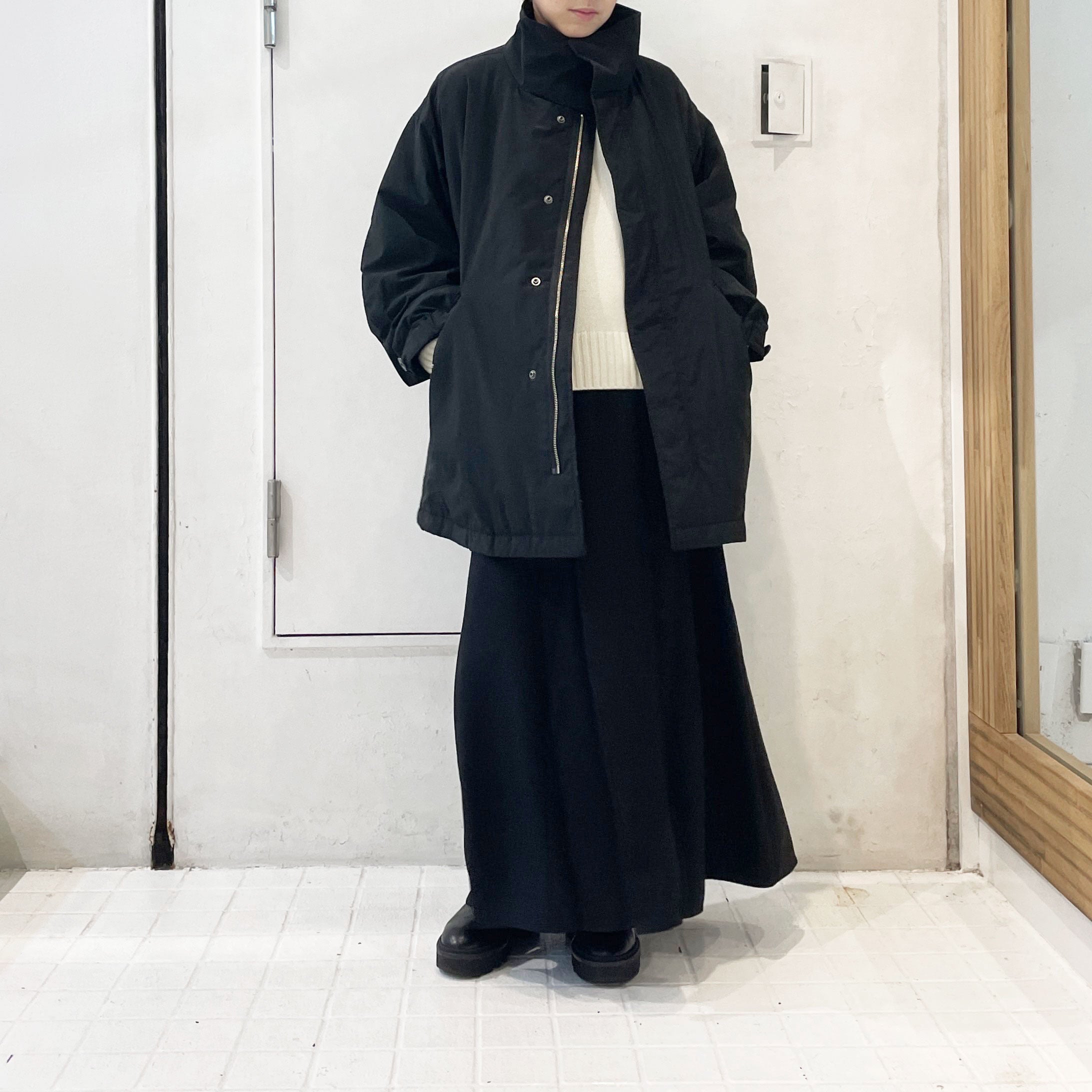 ATON エイトン ショートモッズコート ATON】TECHNO COTTON PADDED SHORT MODS COAT – ONENESS ONLINE STORE