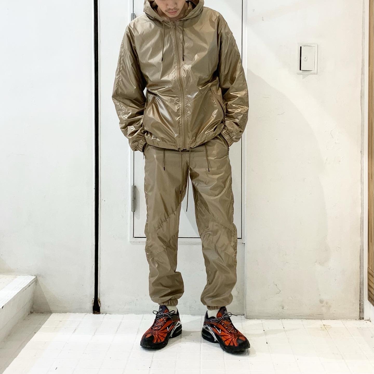 UNUSED】 Nylon zip jacket US2350 / Nylon pants UW1098 – ONENESS
