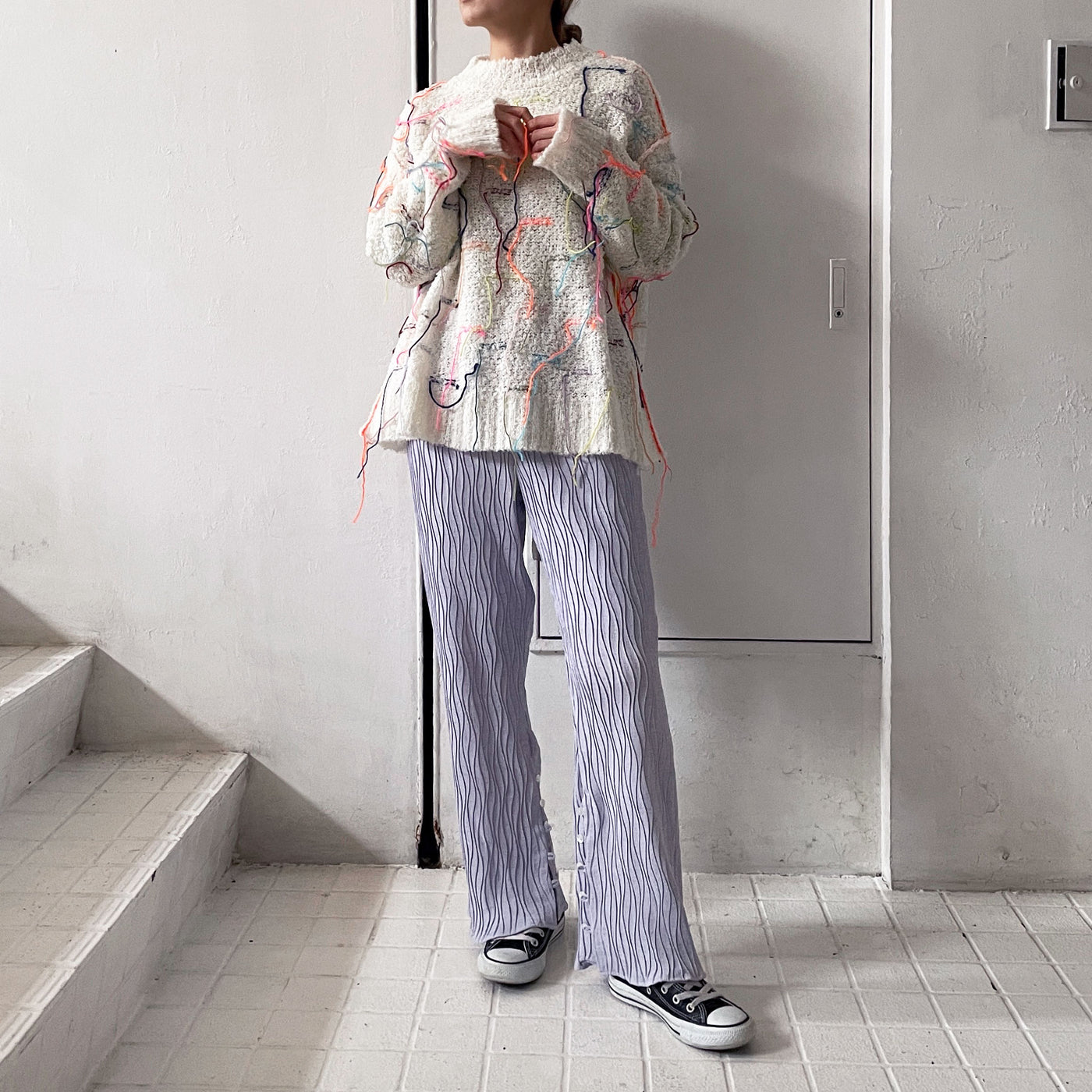 UGLY SWEATER CLUB】CLINGY【BELPER】PLEATED PANTS – ONENESS ONLINE
