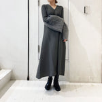 【CFCL】 POTTERY LUXE LONG BELL SLEEVE FLARE DRESS