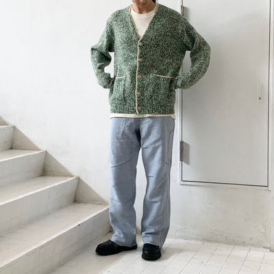 【AURALEE】 SILK WOOL CAMEL MIX KNIT CARDIGAN A23AC01MK