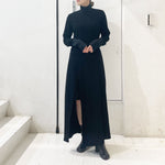 【EBONY】Wool Wrap dress