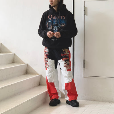 【doublet】ANDROID PRINT HOODIE、A.I. PATCHES EMBRIDERY TRACK PANTS