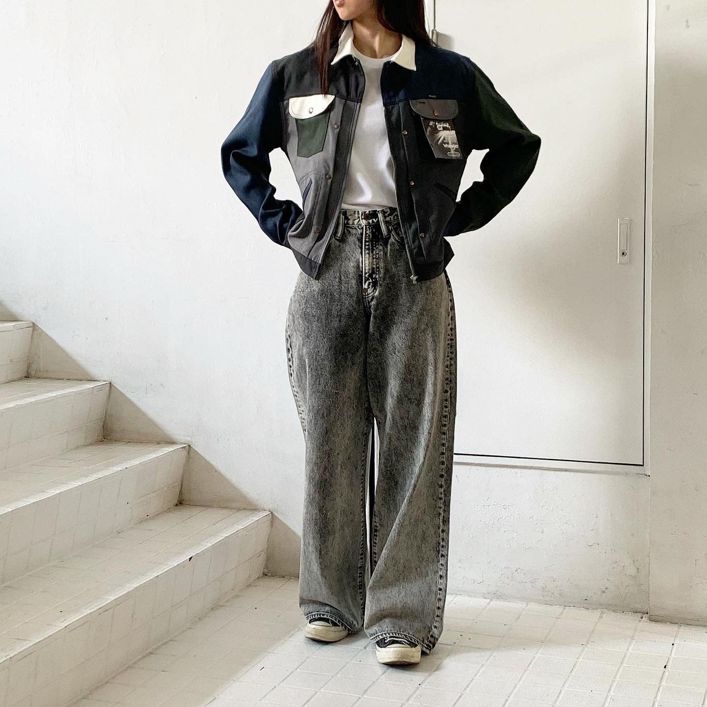 SUGARHILL】 MULTI COLOR 24MJZ 24410WR01 / ACID WASHED MODERN DENIM