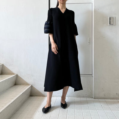 【CFCL】 POTTERY SHORT BELL SLEEVE FLARE DRESS