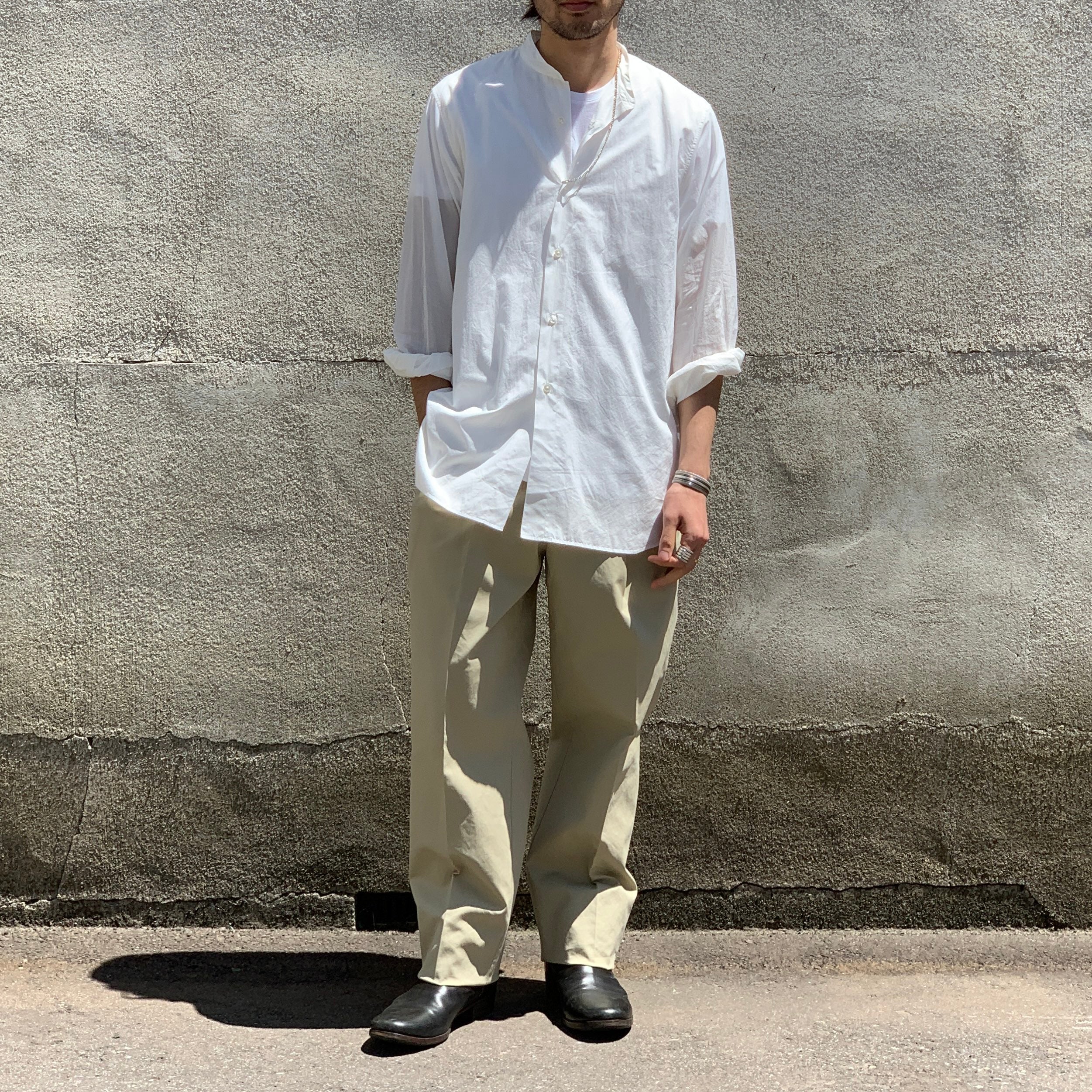 MAATEE&SONS】160番TANSHI 半無双BAND COLLAR MT4103-0615 – ONENESS