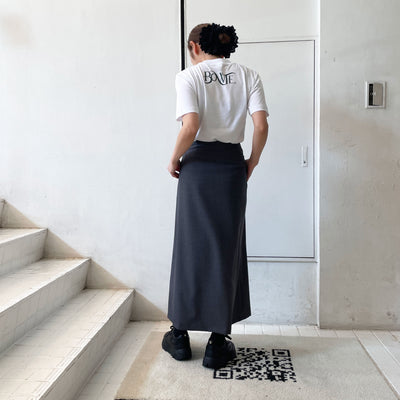 【BOWTE】 SUVIN COTTON WOMENS FIT LOGO PRINT TEE<br>【ATON】WOOL TROPICAL WRAPPED SKIRT
