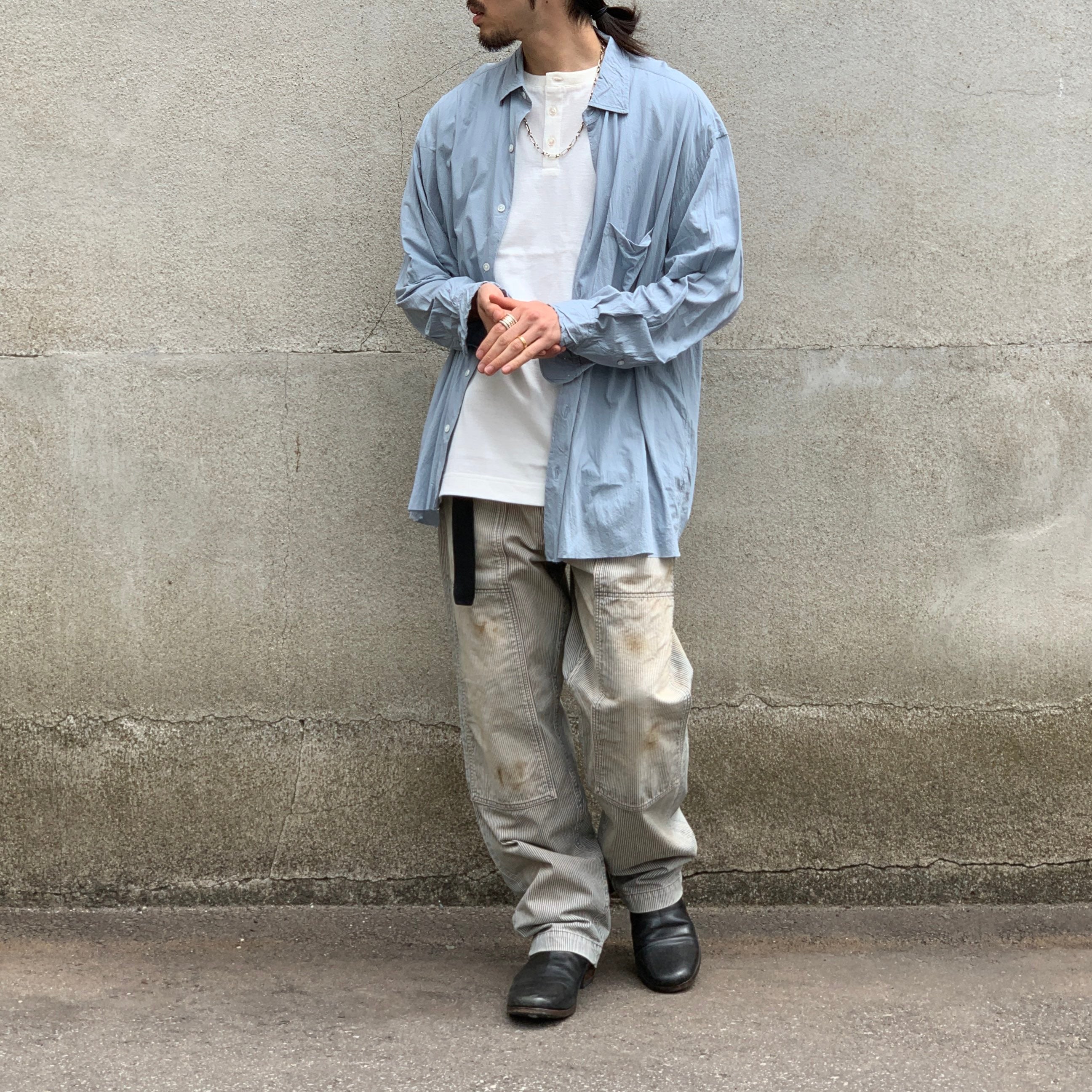 KANEMASA PHIL.】 46G Artisan Shirt KM24A-019 – ONENESS ONLINE STORE