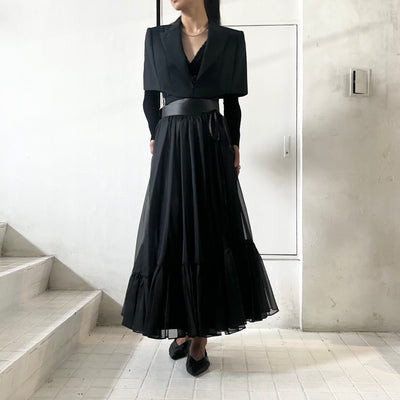 【FETICO】 WOOL TAILORED CAPE