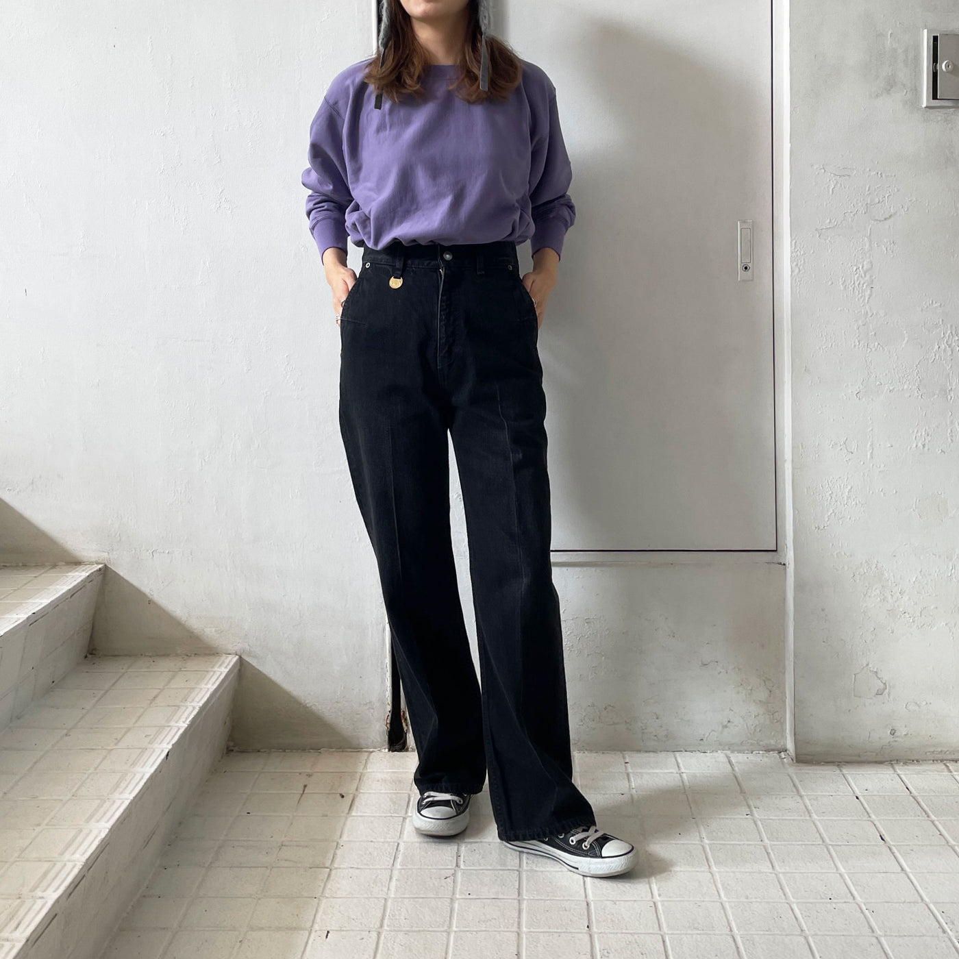 【AURALEE】 ELASTIC HIGH GAUGE SWEAT P/O<br>【PHOTOCOPIEU】HI-WAIST DENIM PANTS (DAPHNE)<br>【JUN MIKAMI】 モヘアビーニー