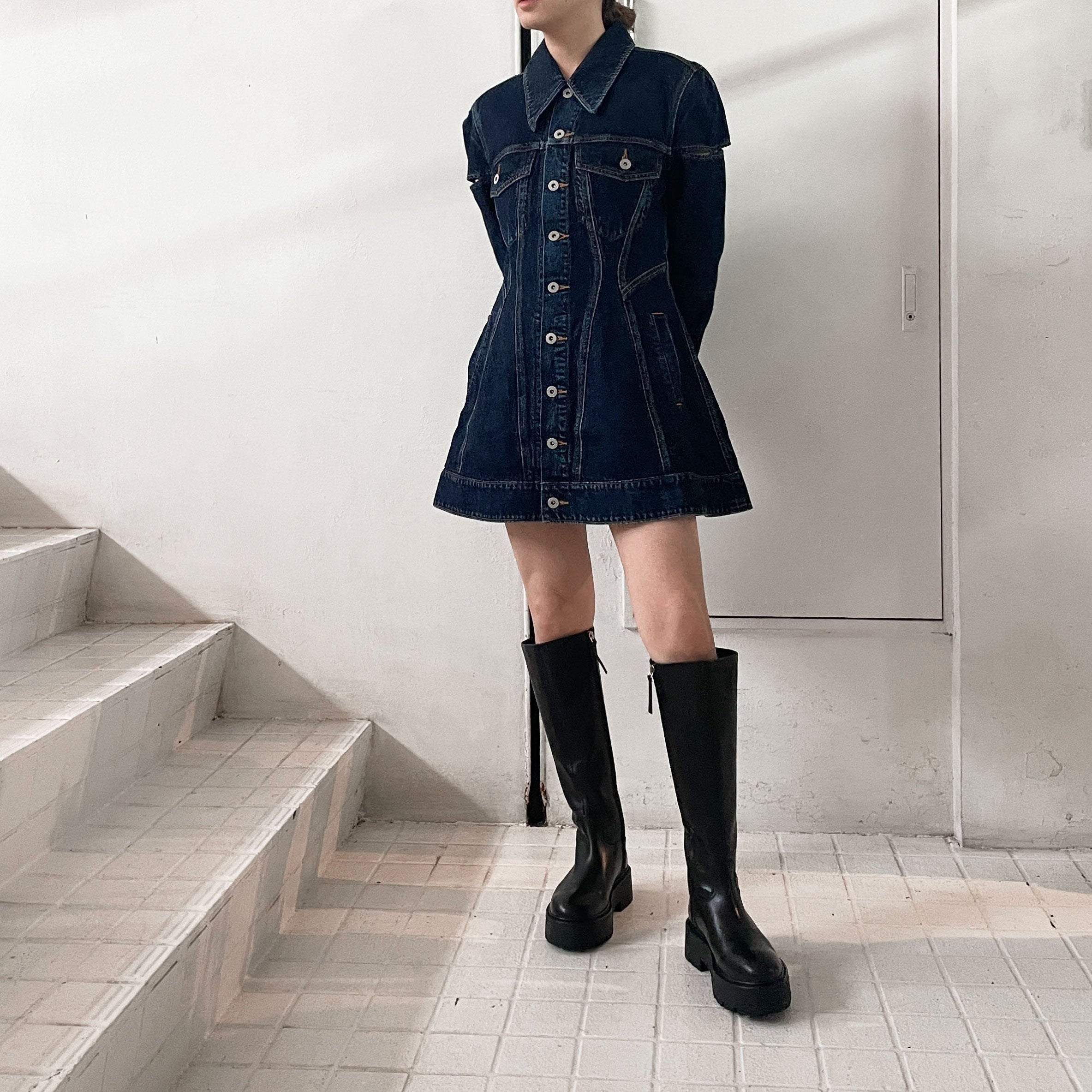 【お値下中】新品　FETICO フェティコ DENIM SLIT JACKET FETICO】 DENIM SLIT JACKET – ONENESS ONLINE STORE