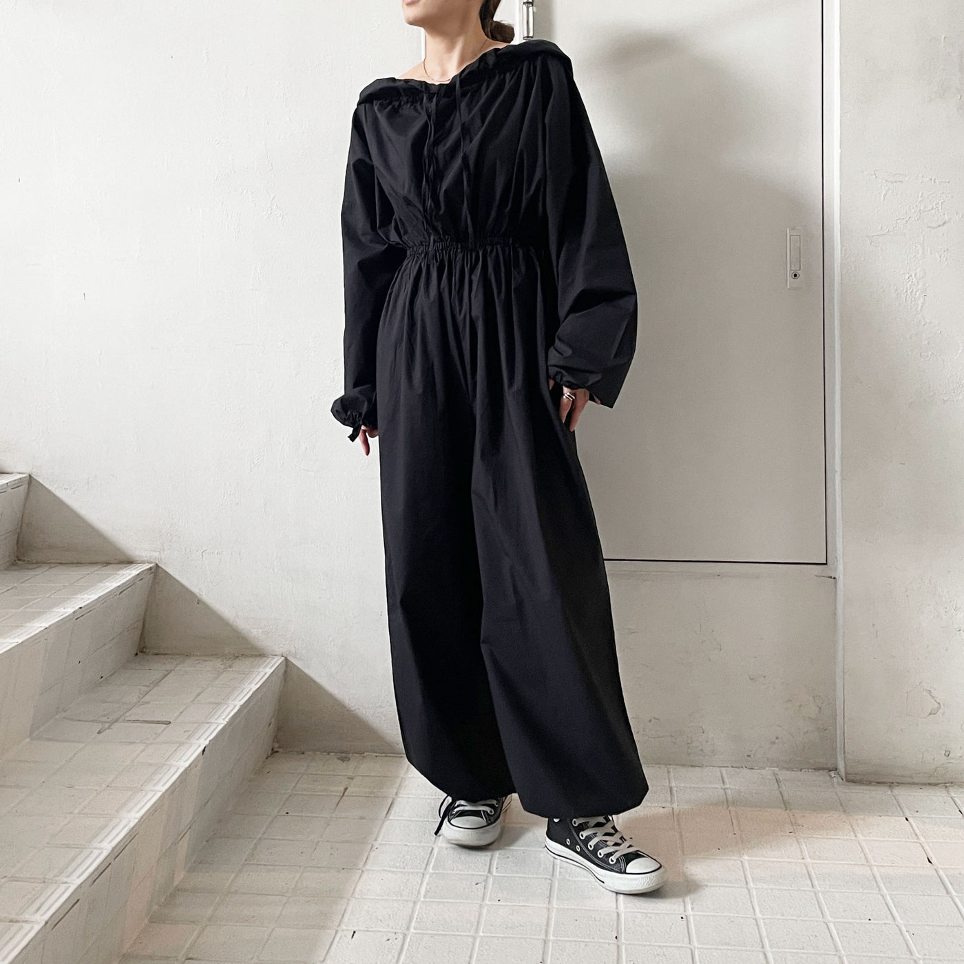 【Baserange】 POINT JUMPSUIT