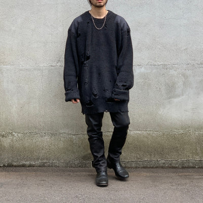 【doublet】  OVERSIZED MILITARY KNITWEAR　24AW63KN164