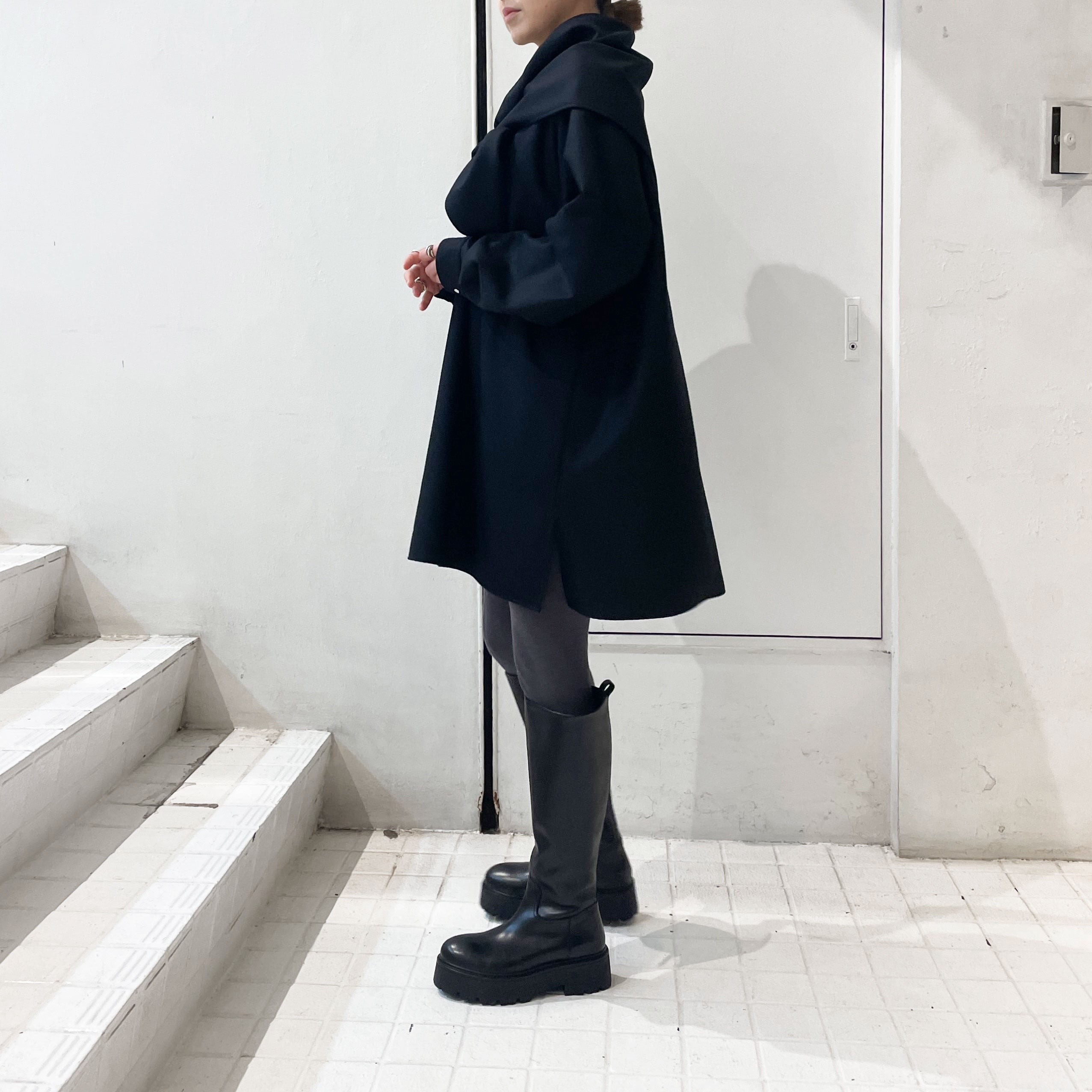 THE RERACS】 RERACS SCARF COLLAR PULLOVER SHIRT – ONENESS ONLINE STORE