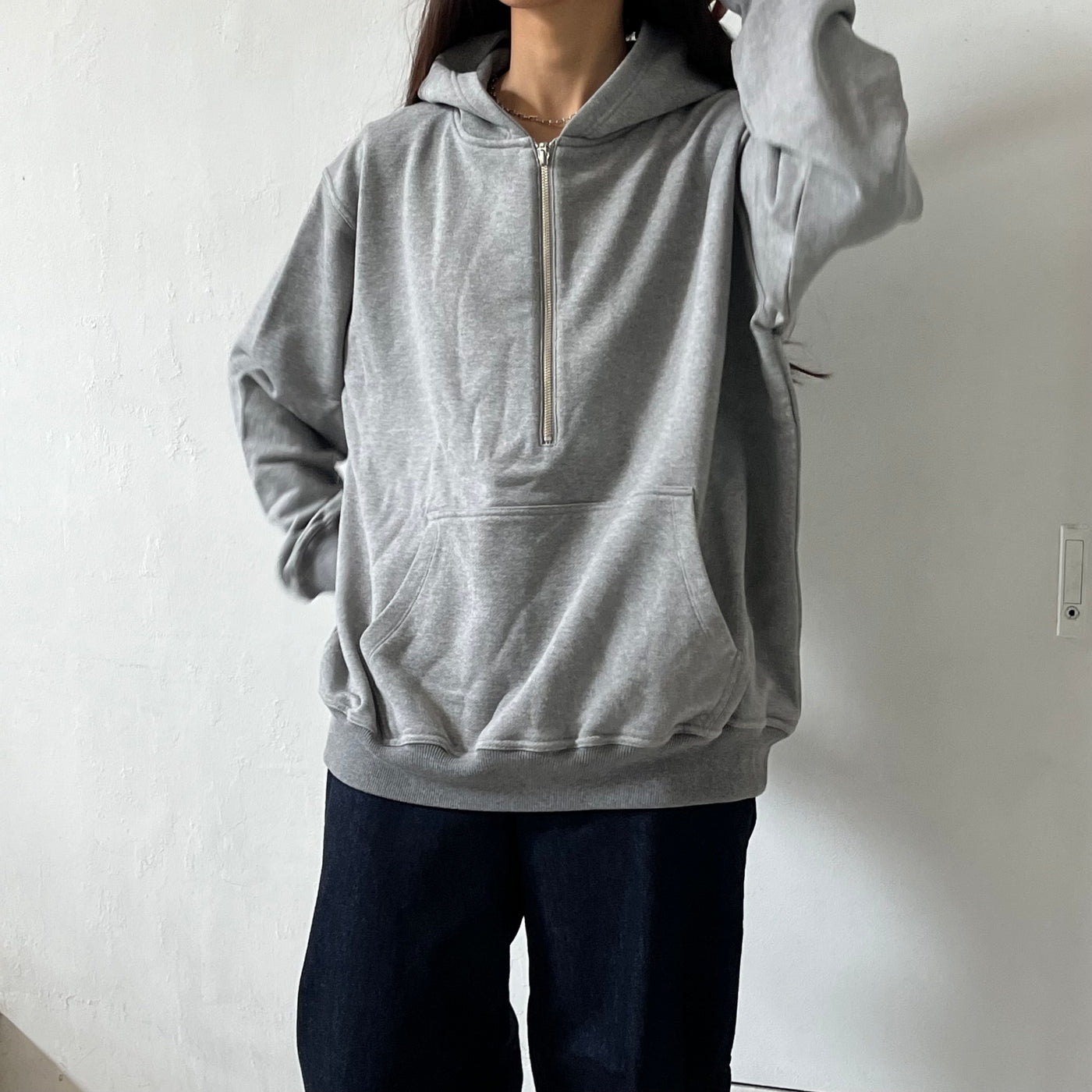 【REVERBERATE】 HALF ZIP HOODY REV-24AW-RB-16